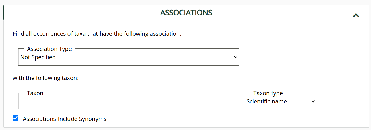 Associations Search